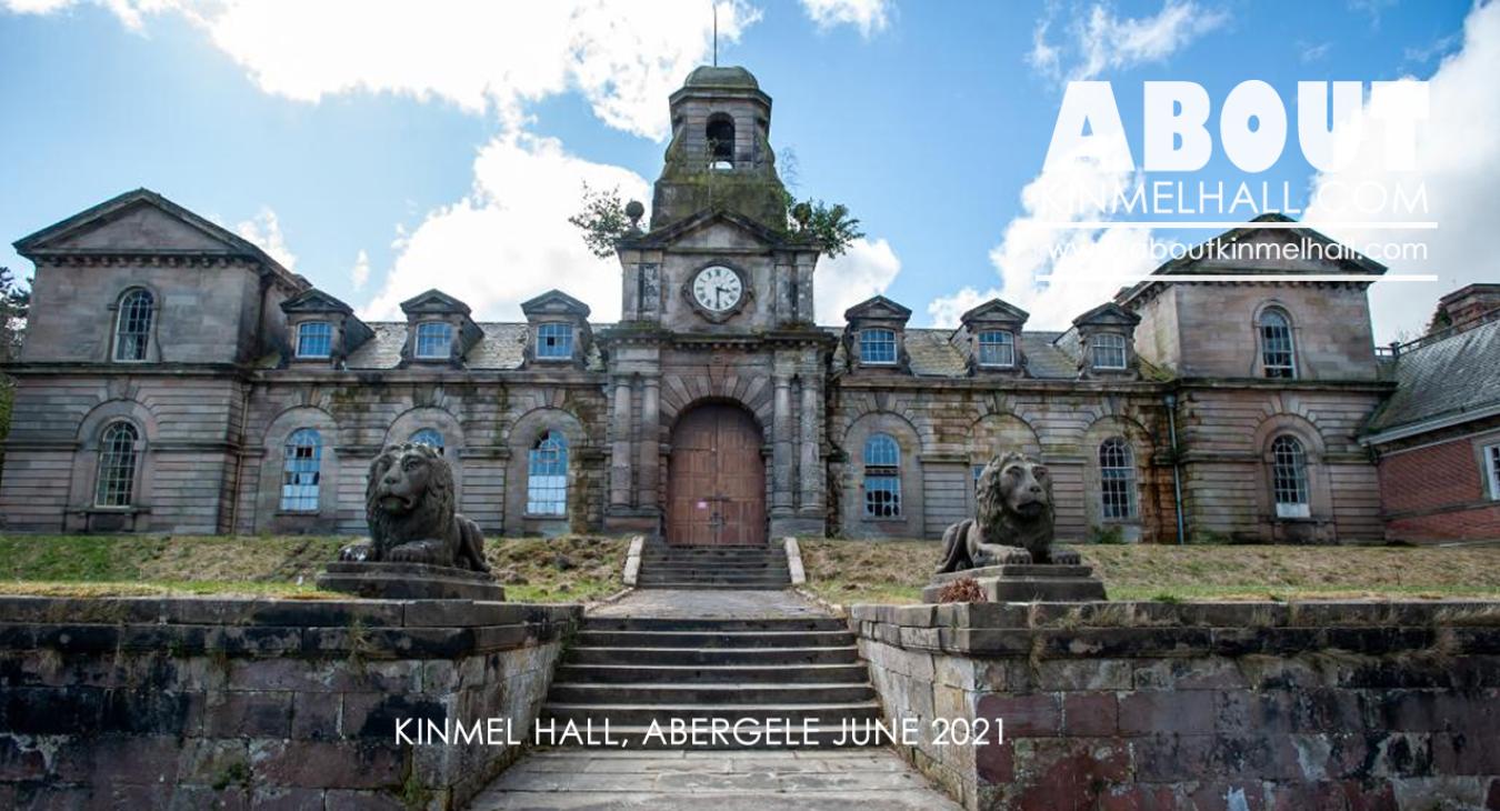 Kinmel Hall After Years of Neglect June 2021