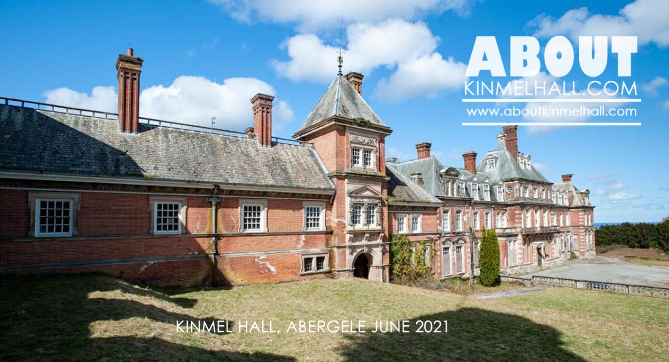 Kinmel Hall After Years of Neglect June 2021