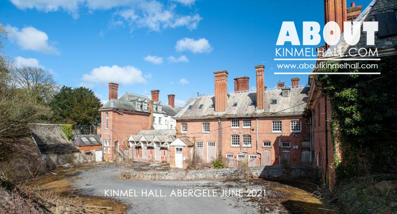 Kinmel Hall After Years of Neglect June 2021
