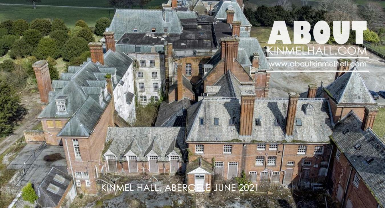 Kinmel Hall After Years of Neglect June 2021