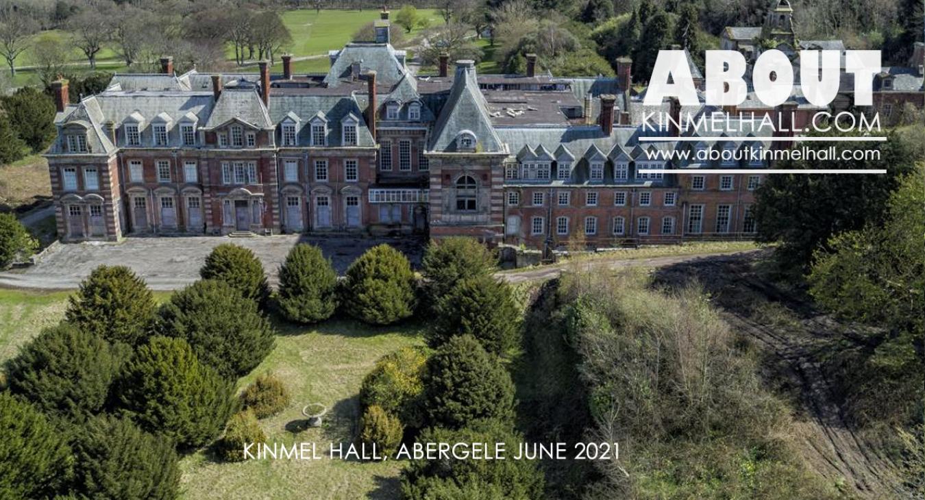 Kinmel Hall After Years of Neglect June 2021