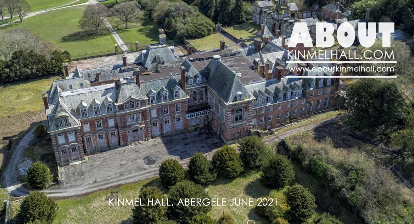 Kinmel Hall After Years of Neglect June 2021