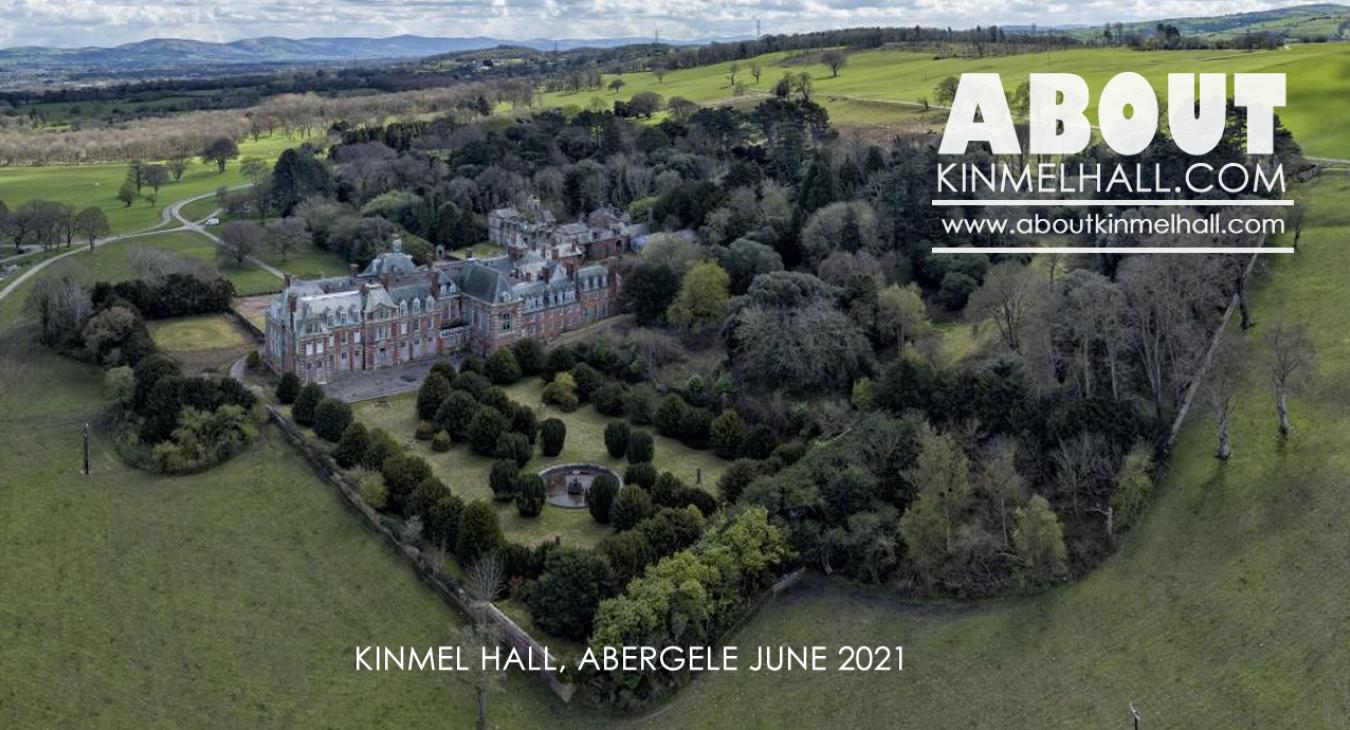 Kinmel Hall After Years of Neglect June 2021